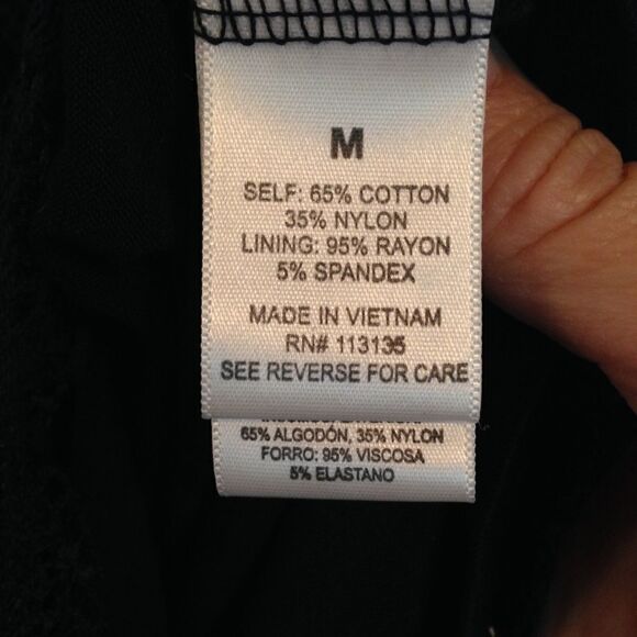 Leo and Nicole lace lined blouse M - Picture 4 of 6